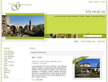 Tablet Screenshot of finquesgarrotxa.com